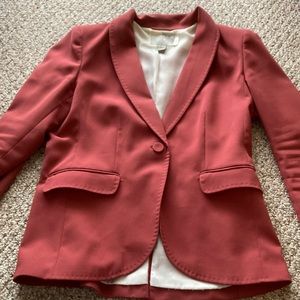 H&M ROSE COLOURED BLAZER/SUIT JACKET. SIZE 12